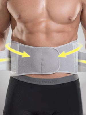 Sports Belt Widened Support Strips Abdomen With Breathable Mesh Bandages Belts Basketball Fitness Sports Protective Gear
